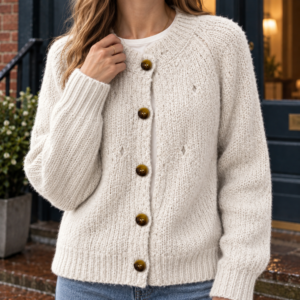Zoe Textured Cardigan