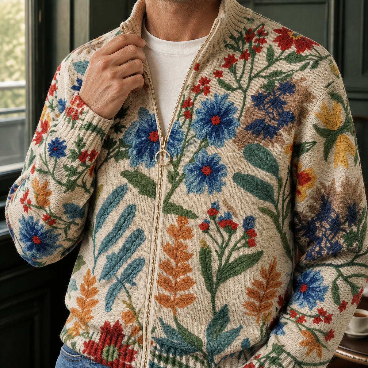 Rufus Botanical Sweater