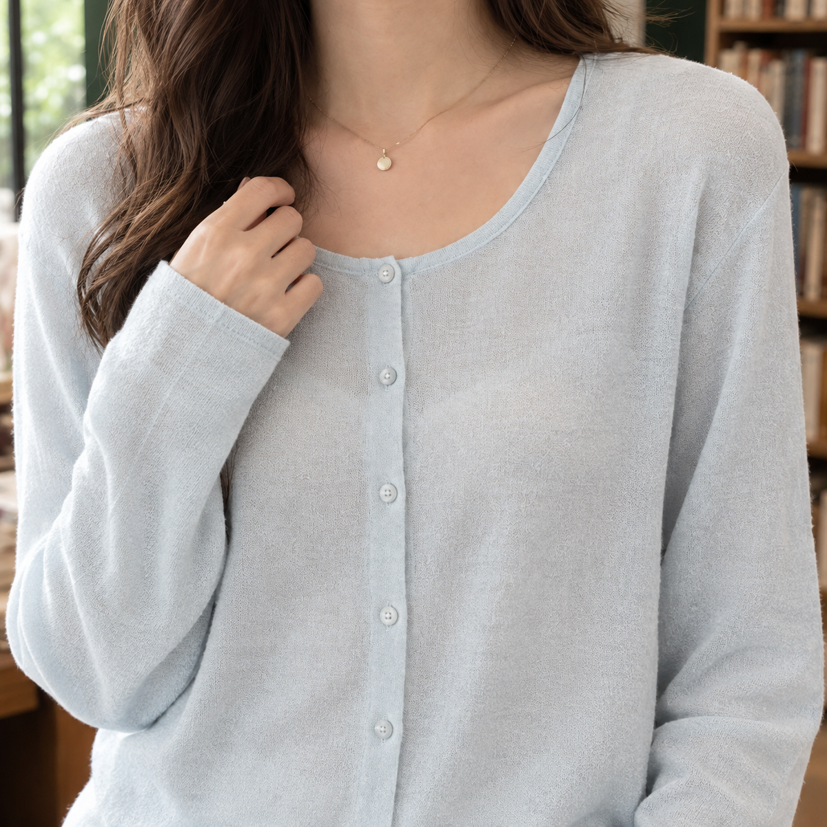 Guinevere-Hope Linen Cardigan