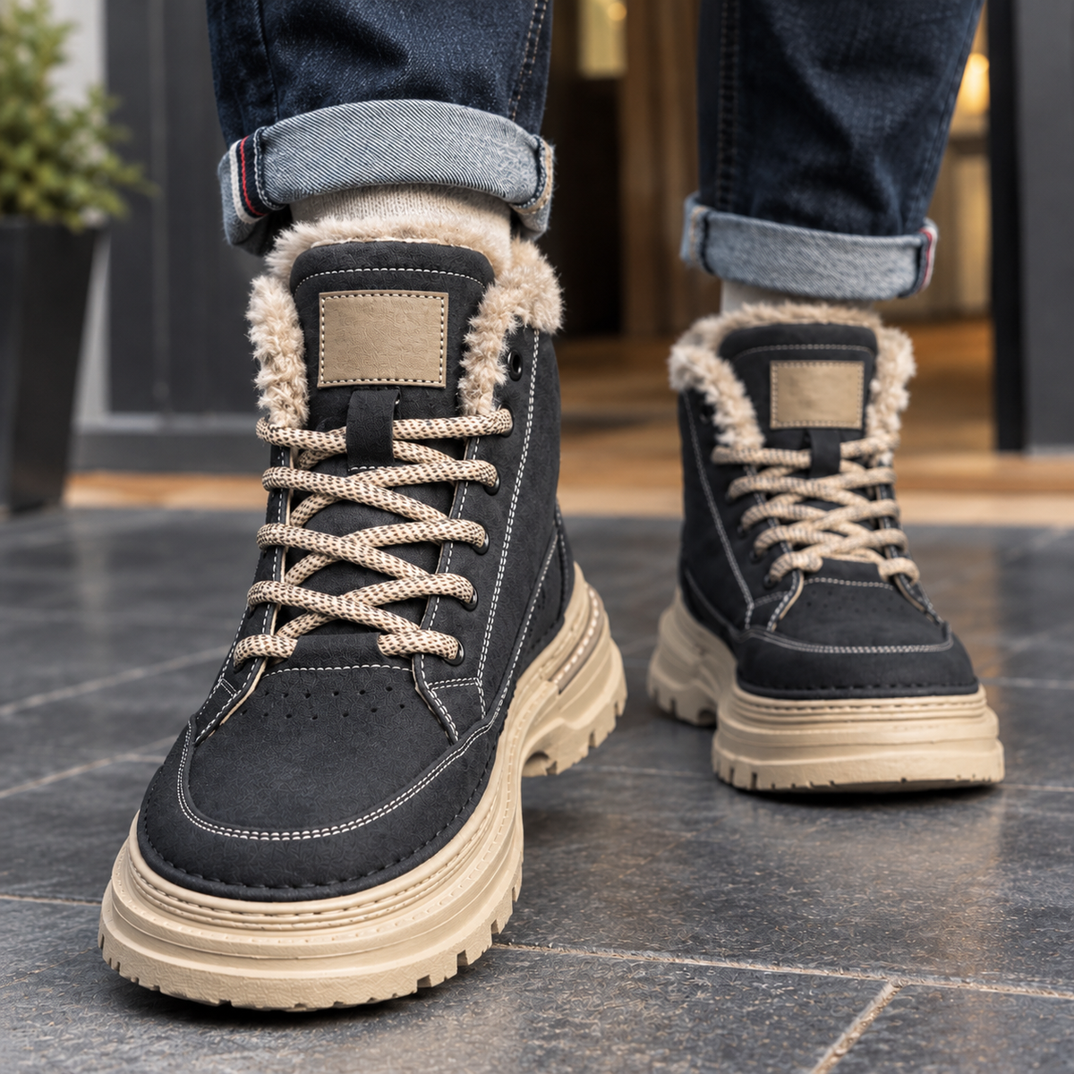 Accardi Fleece-Lined Boots