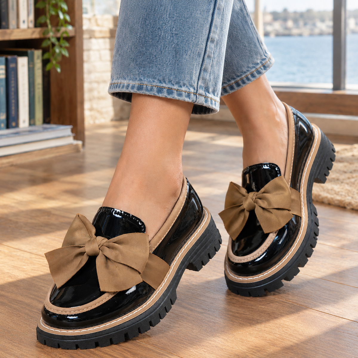 Fornari Bow Loafers