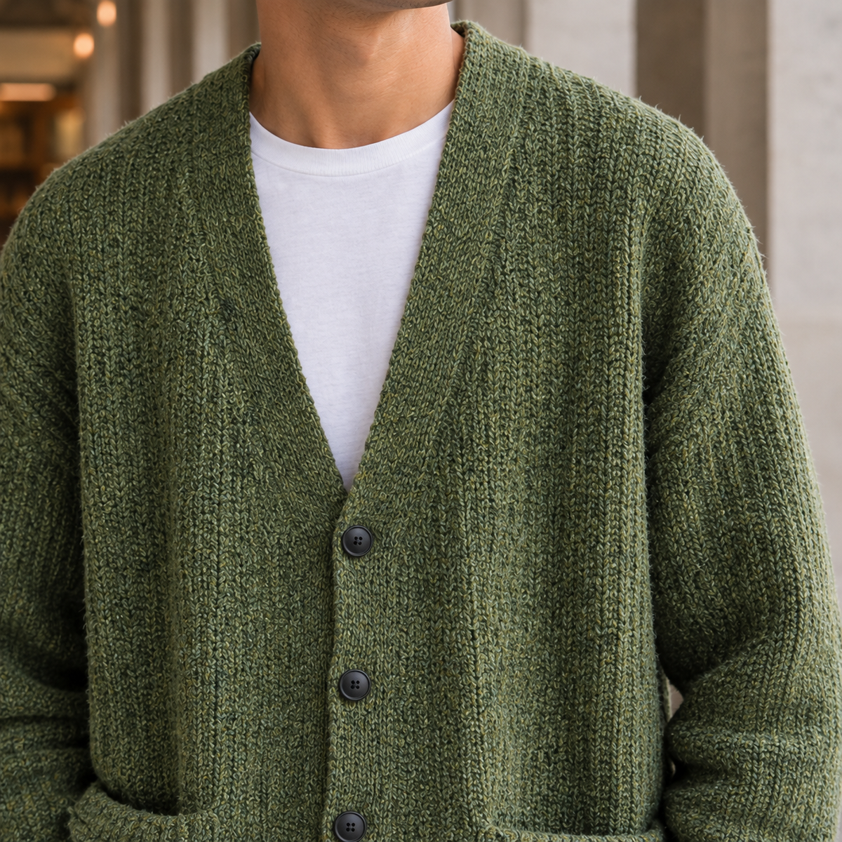 Nicodemus-Miles Textured Cardigan
