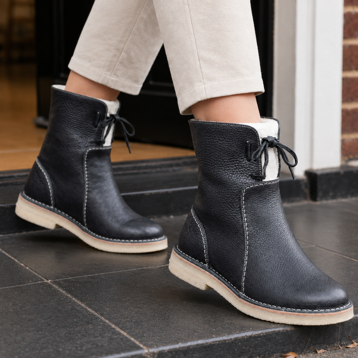 Rovelli Lace-Up Boots