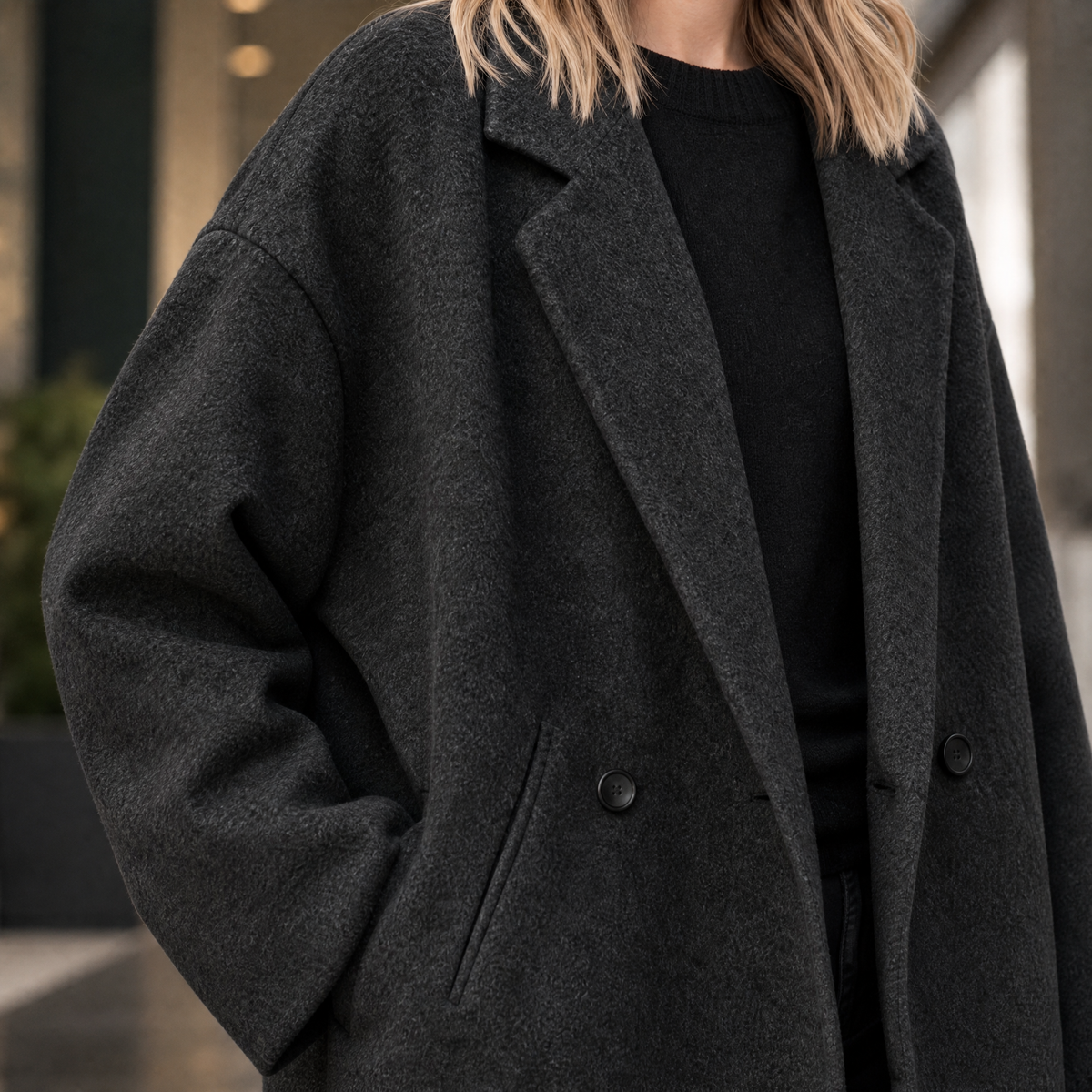 Daphne-Eve Oversized Coat