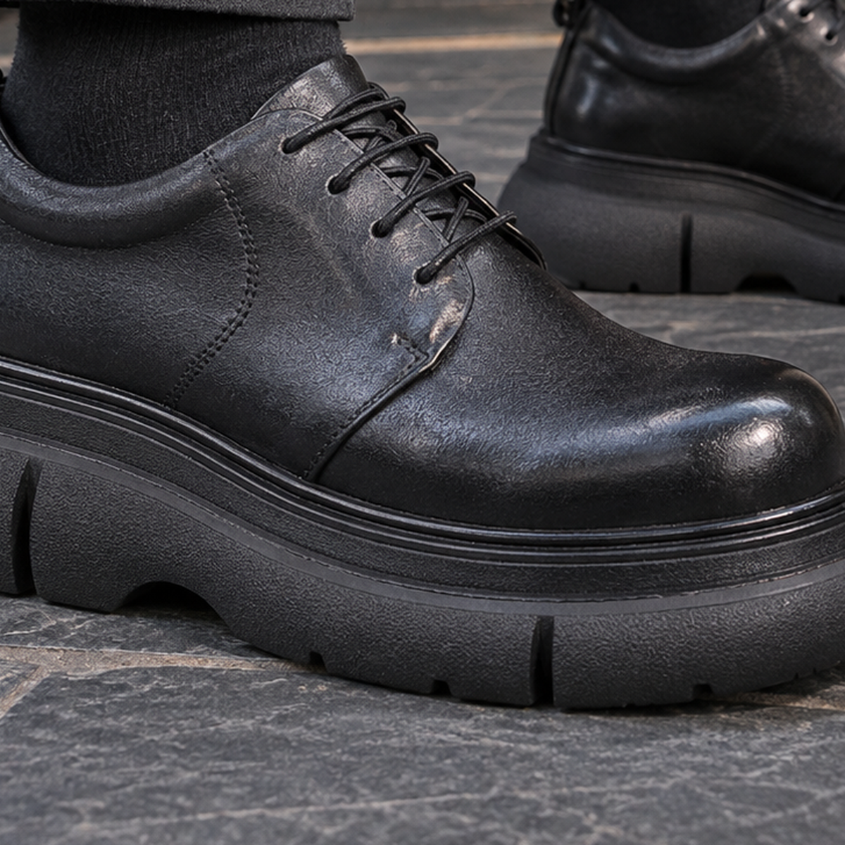 Cassano Platform Derby Shoes