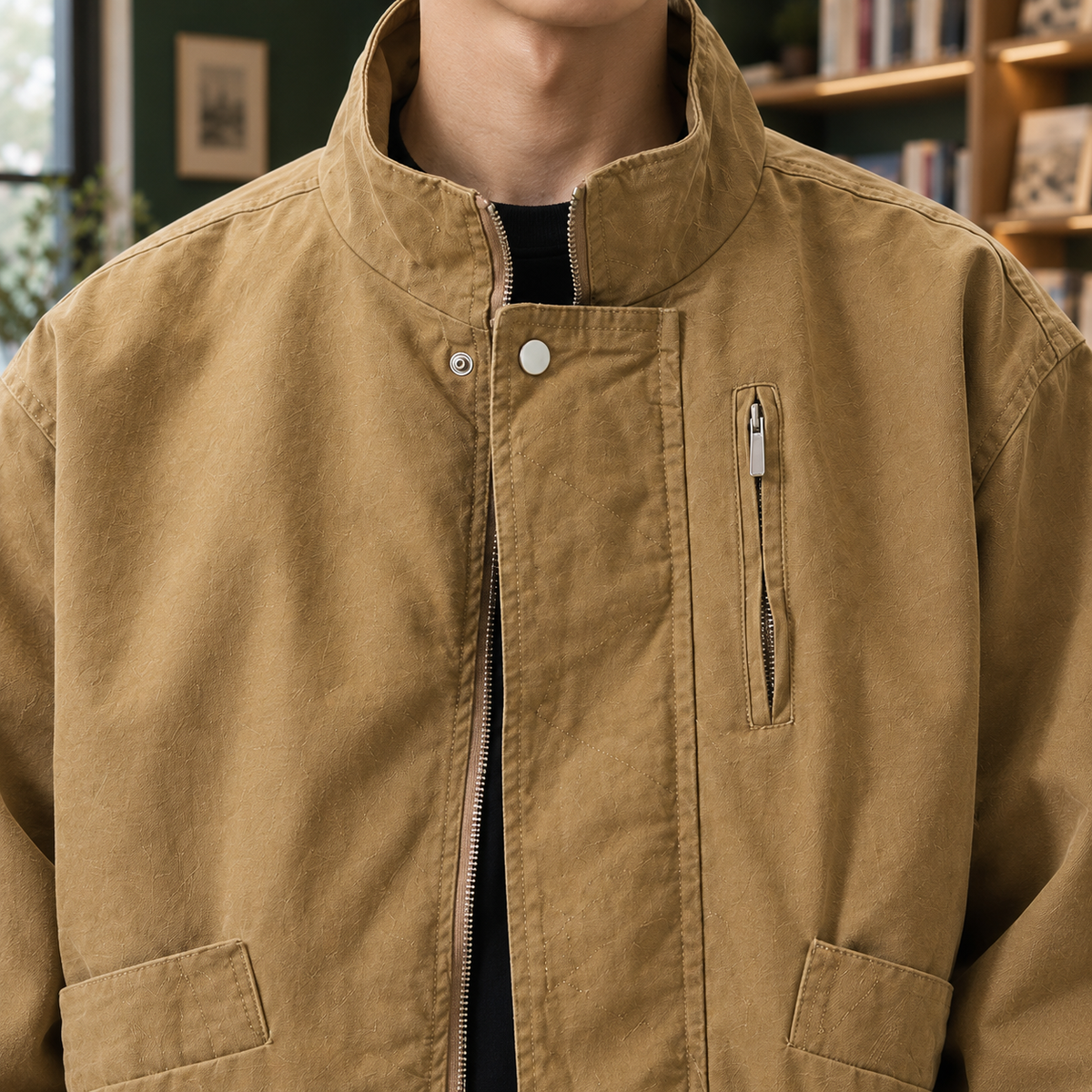 Harrison Stand Collar Jacket
