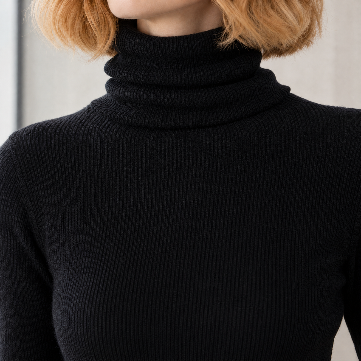 Liliane-Kate Ribbed Turtleneck Sweater