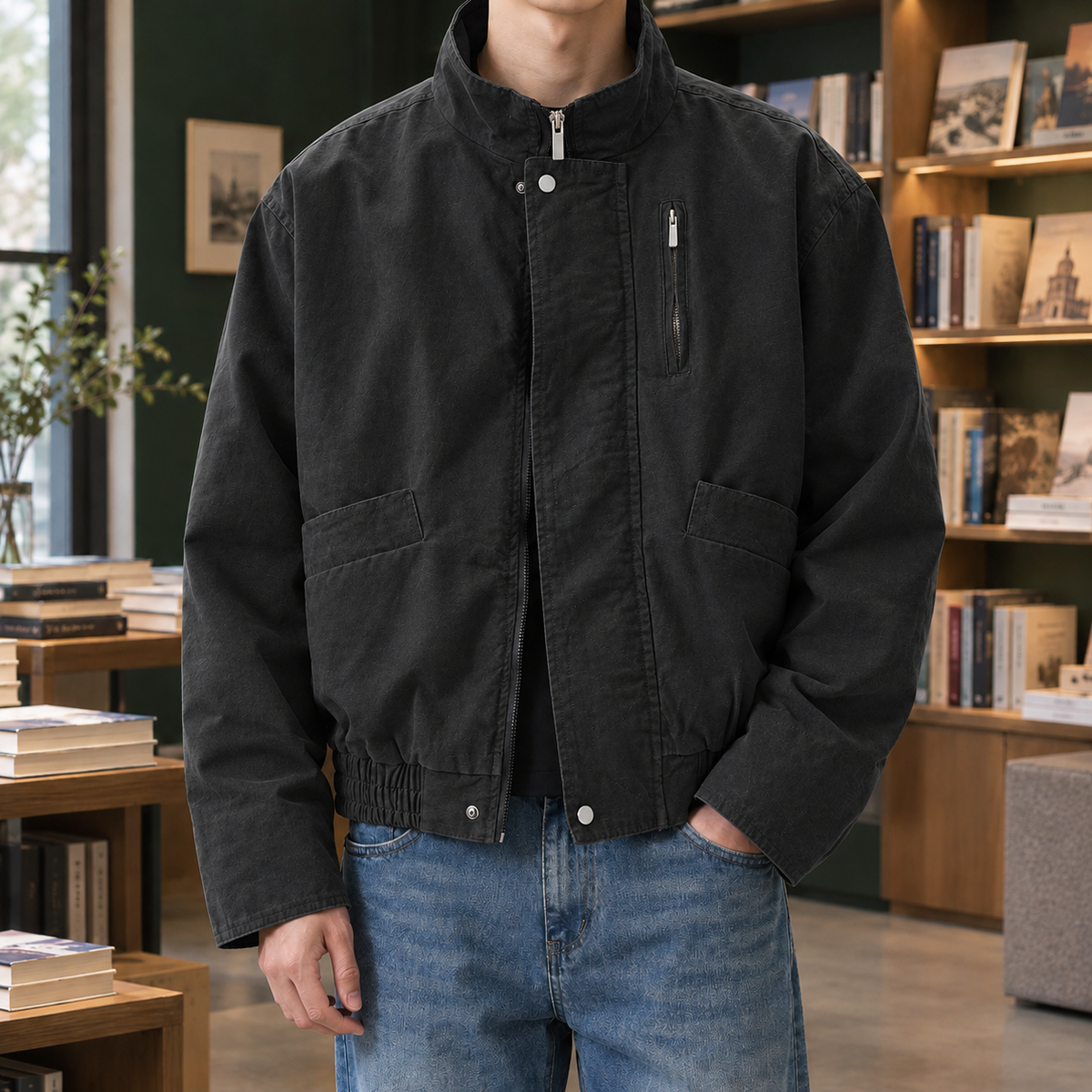 Harrison Stand Collar Jacket