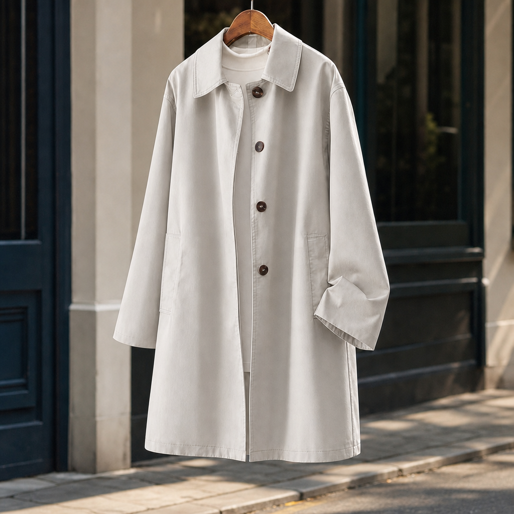 Oriane Single-Breasted Overcoat