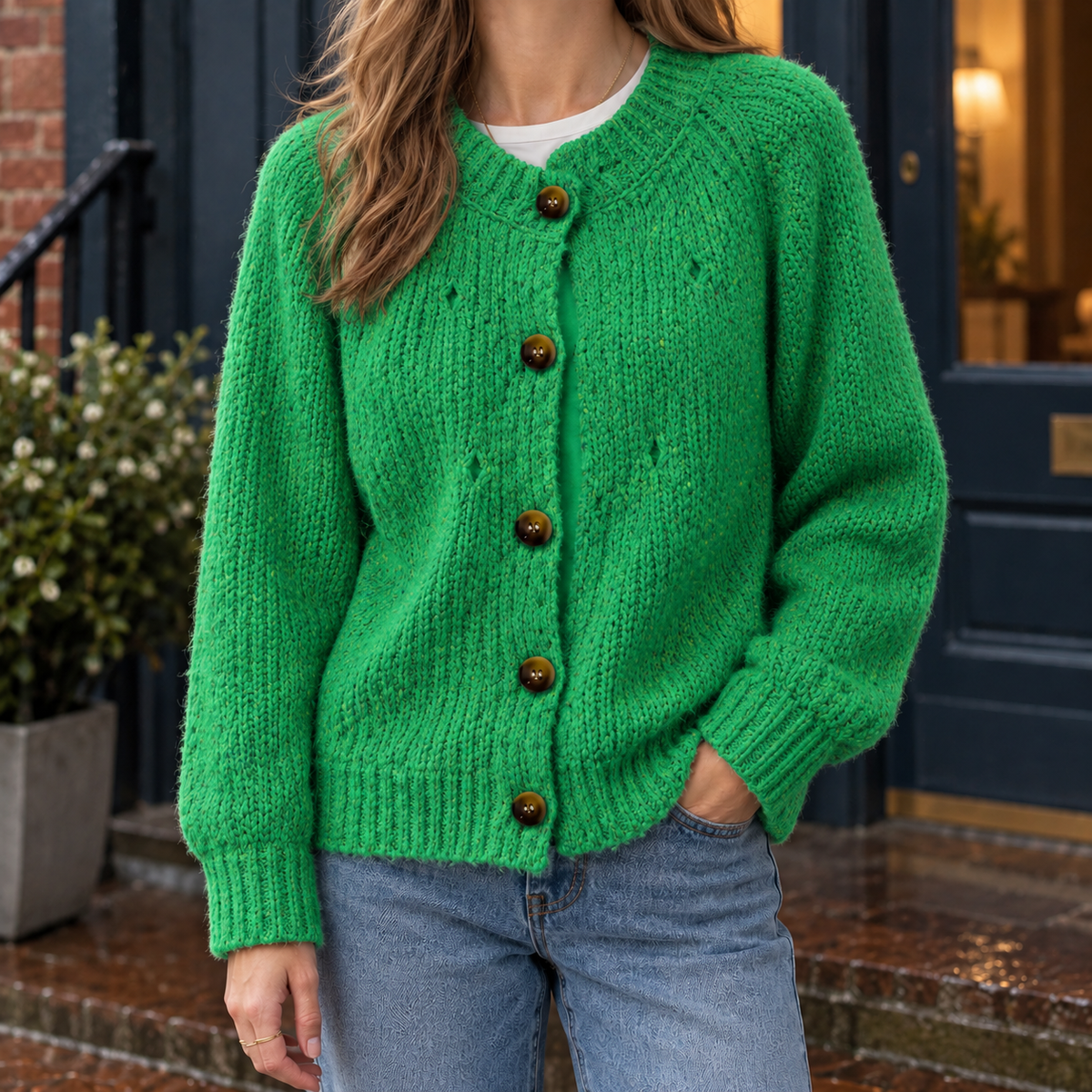 Zoe Textured Cardigan