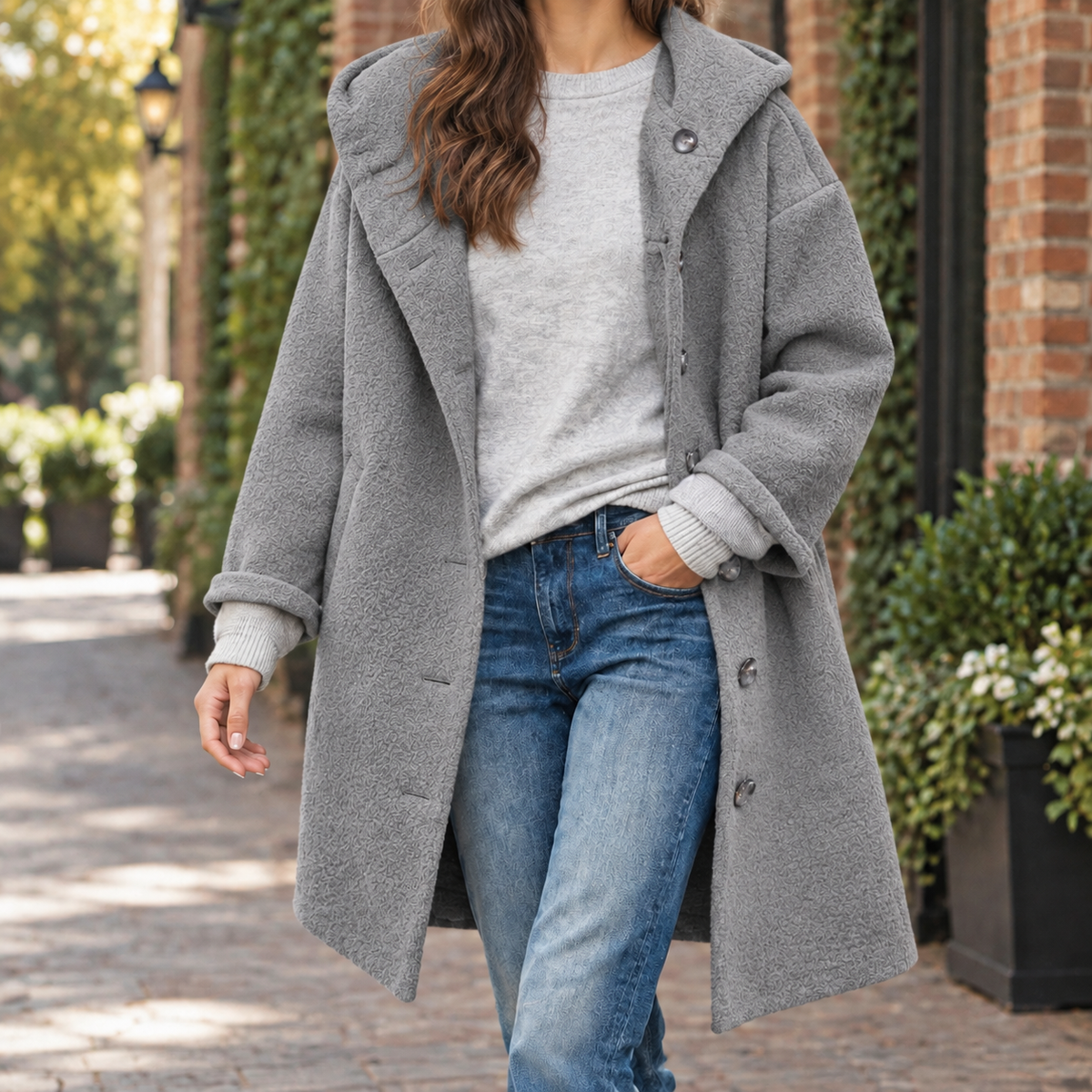 Anouska Hooded Coat