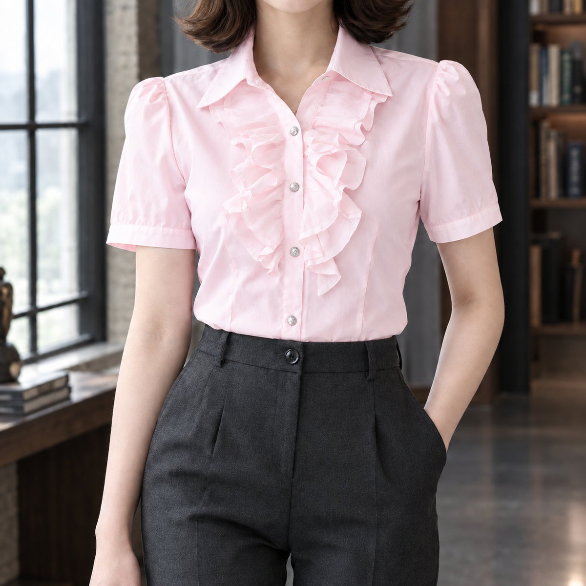 Heidi Ruffle Blouse