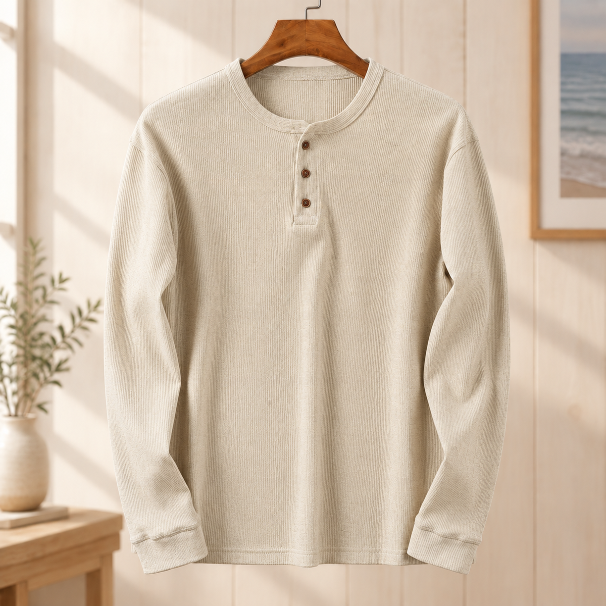 Spencer Ribbed Henley