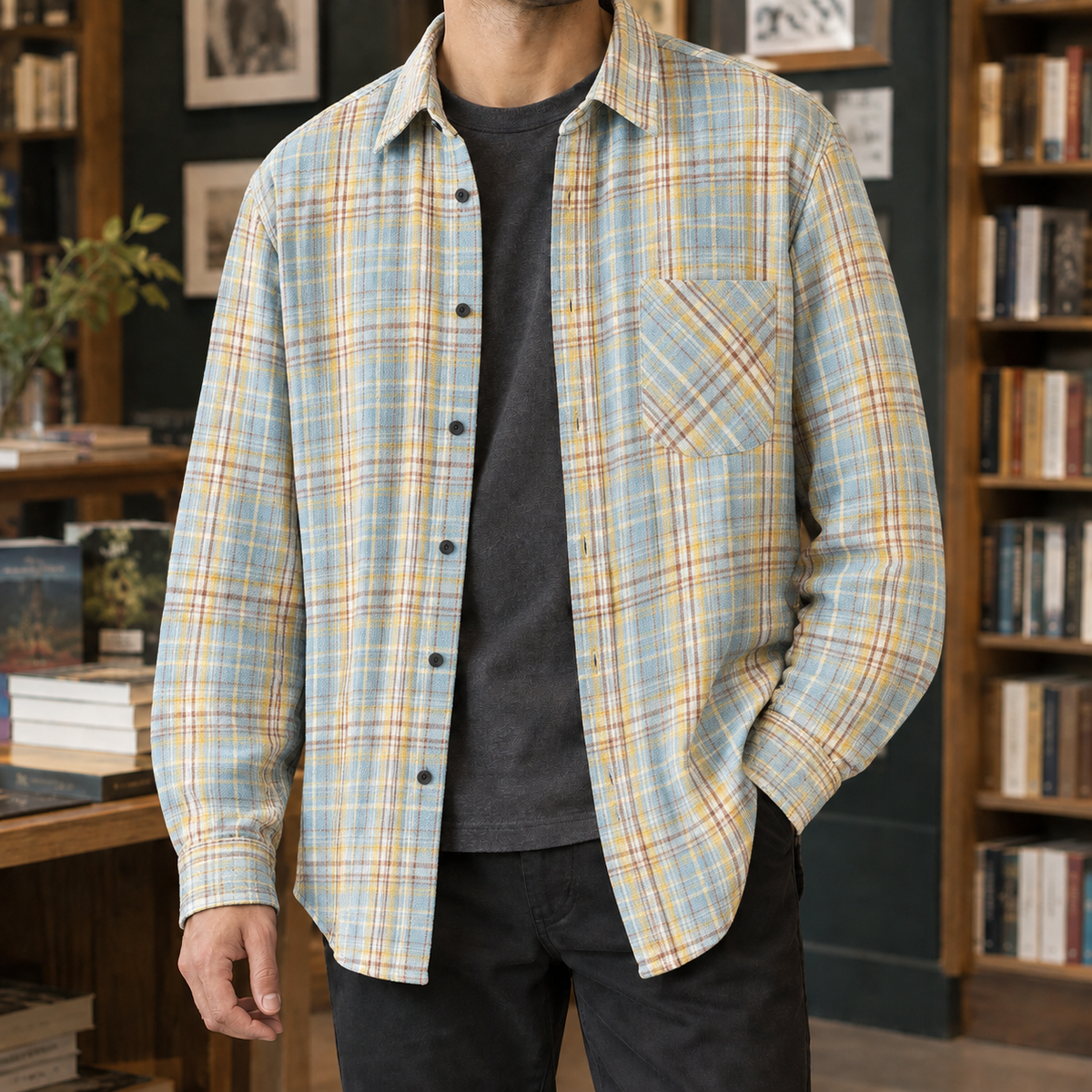 Nathan-Dean Plaid Overshirt