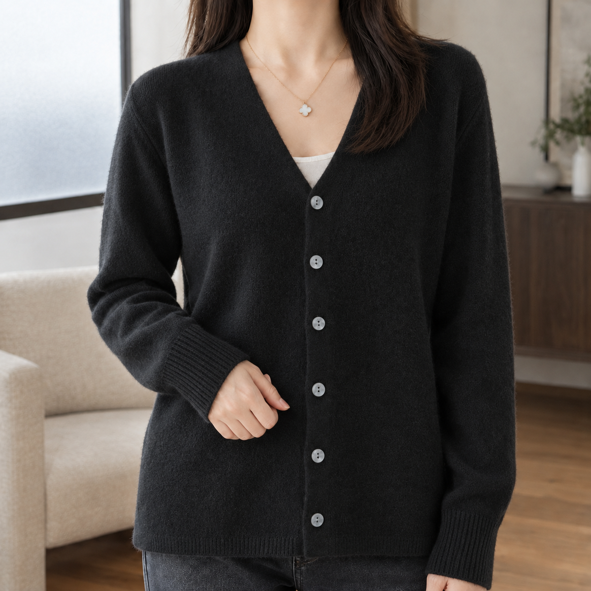 Millie V Neck Cardigan