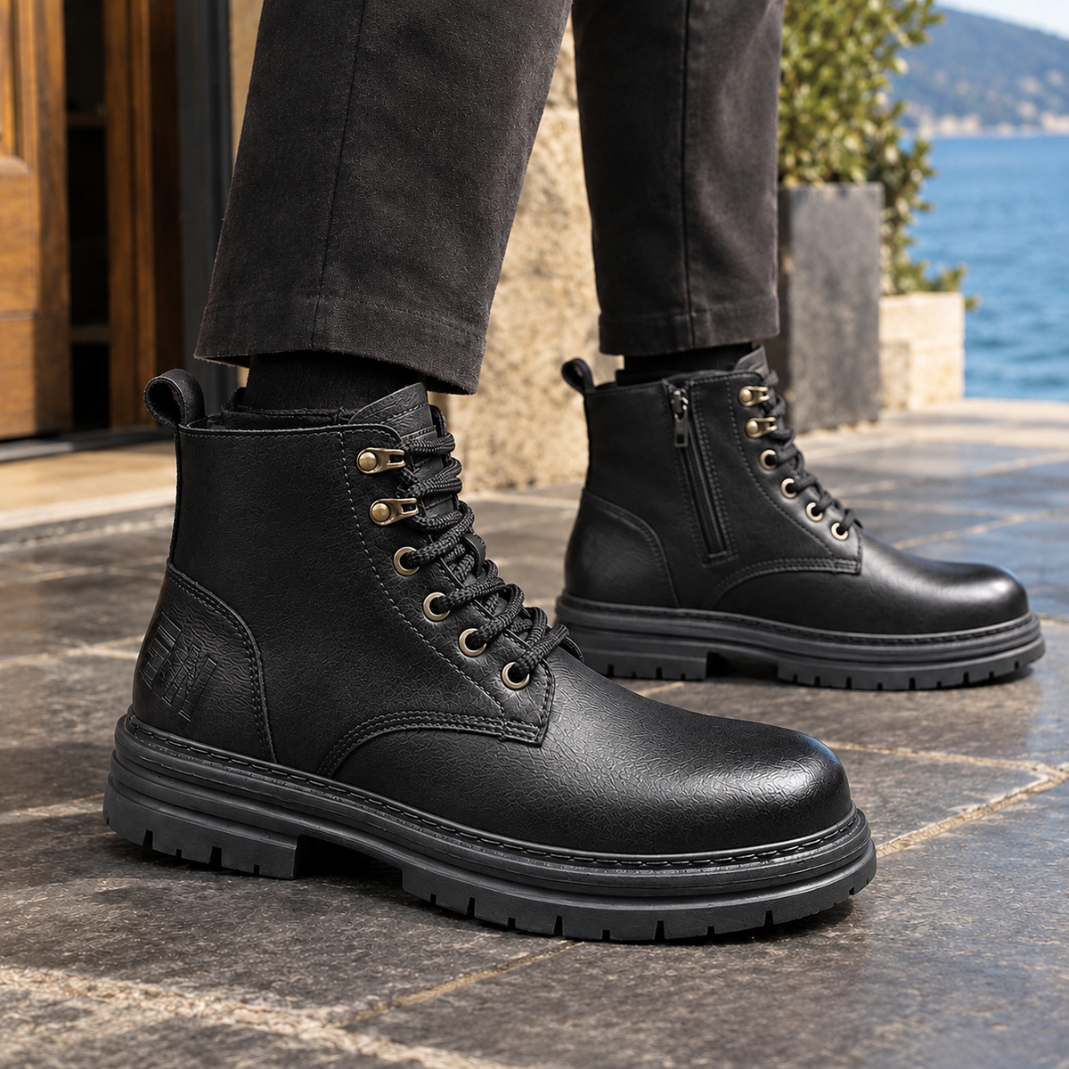 Melzi Lace-Up Boots