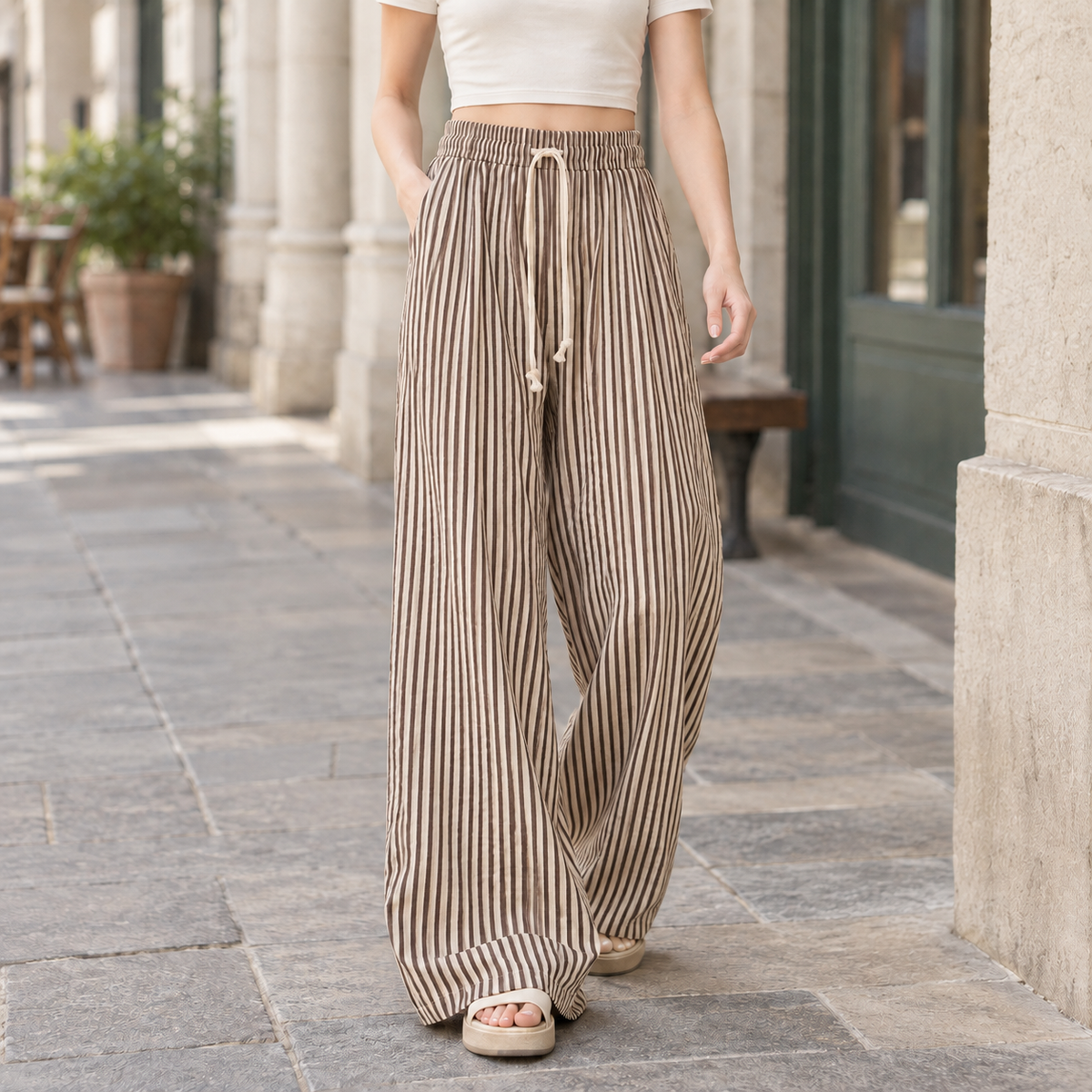 Angelique-Jane Wide Leg Pants
