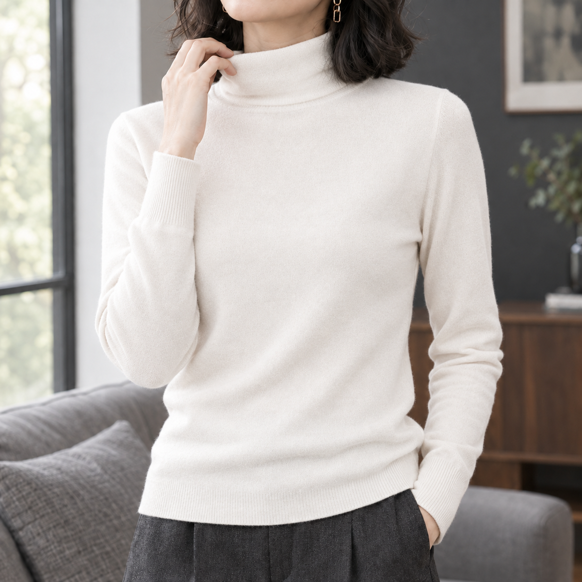 Serena-Louise Turtleneck Sweater