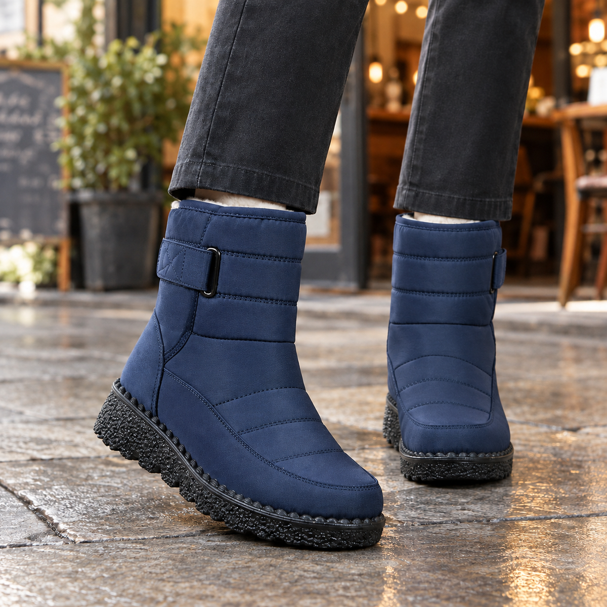 Abate Quilted Snow Boots