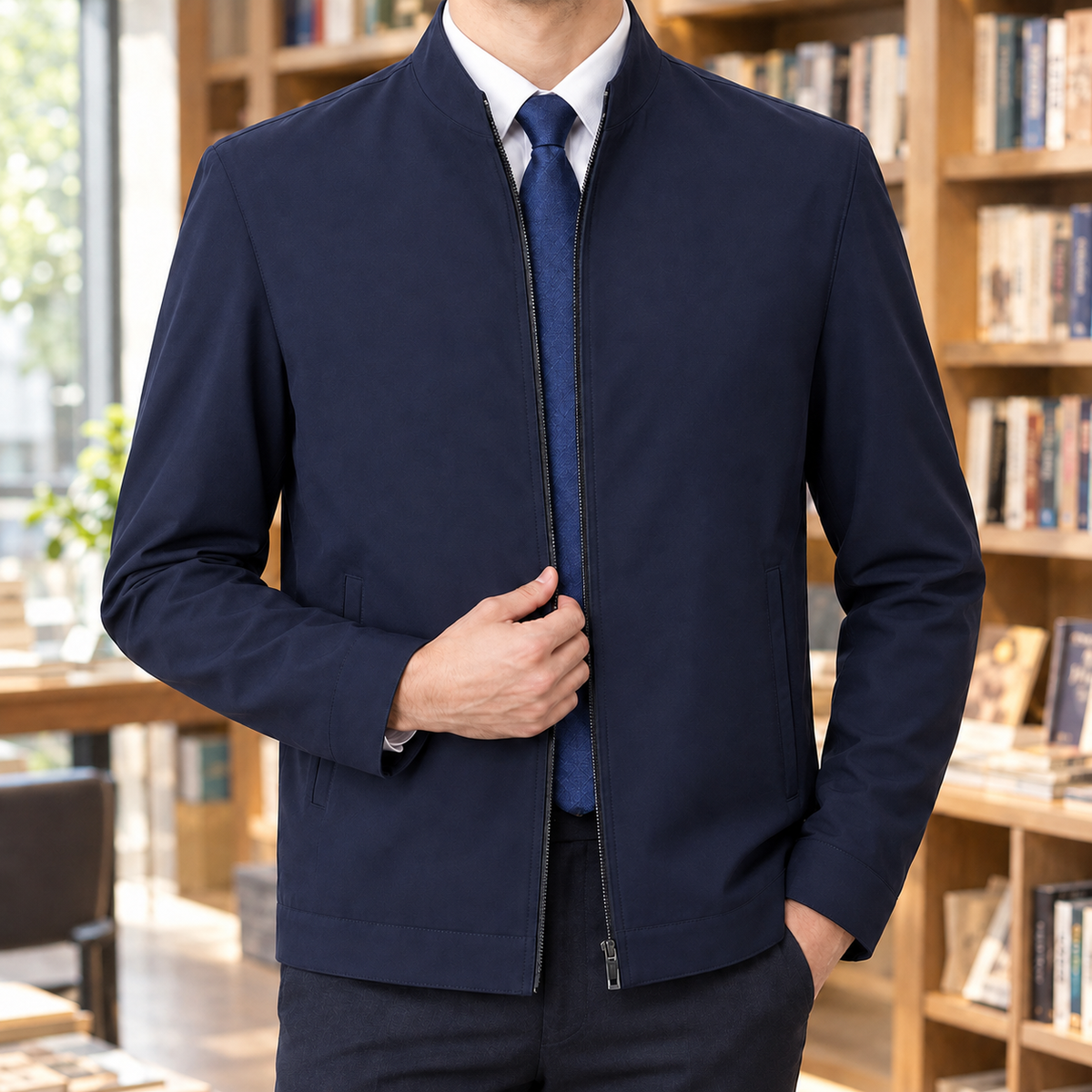 Sigmund Stand Collar Jacket