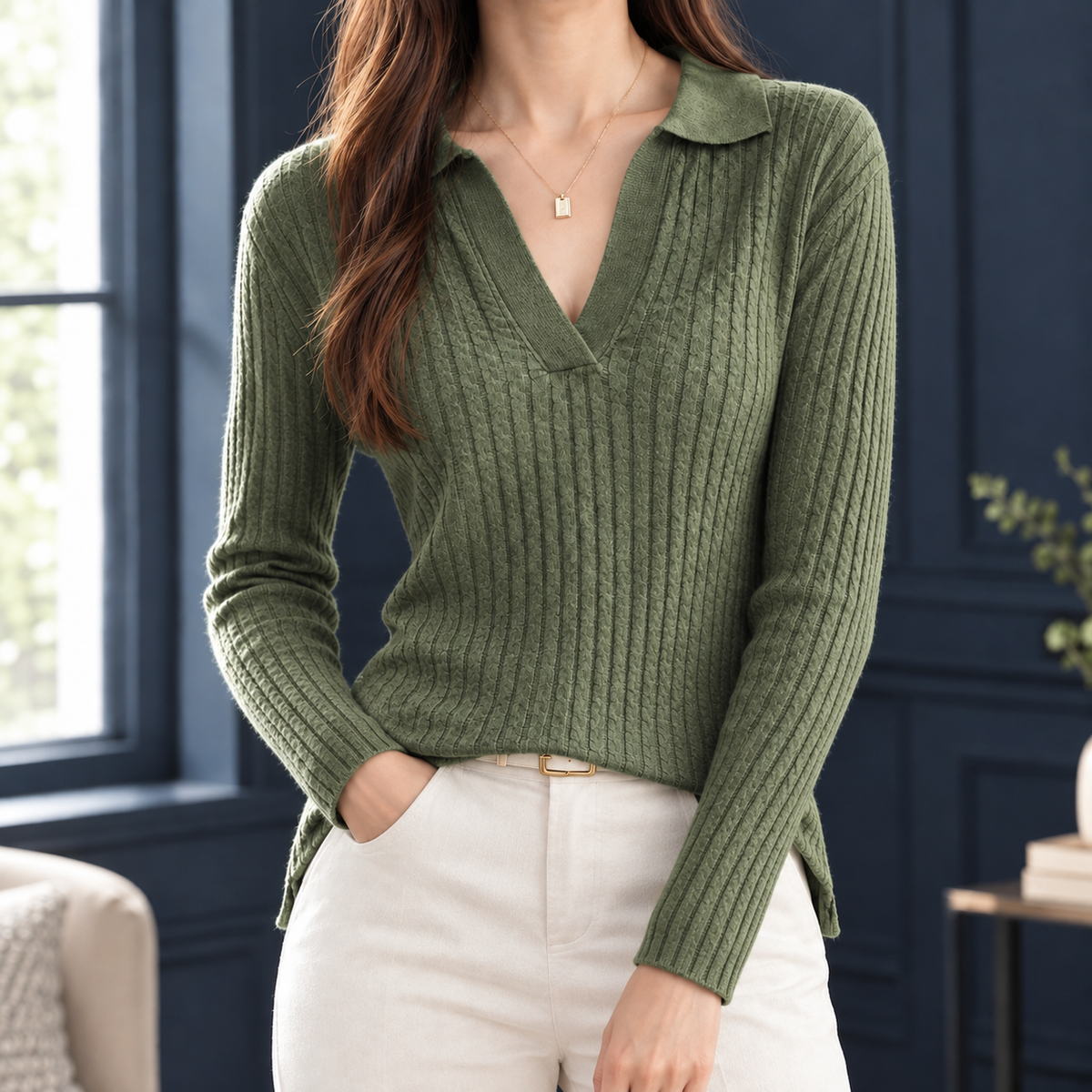 Gloria Ribbed Sweater