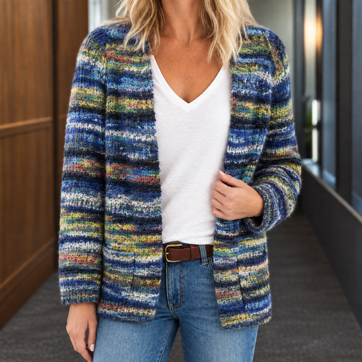 Naomi Striped Cardigan