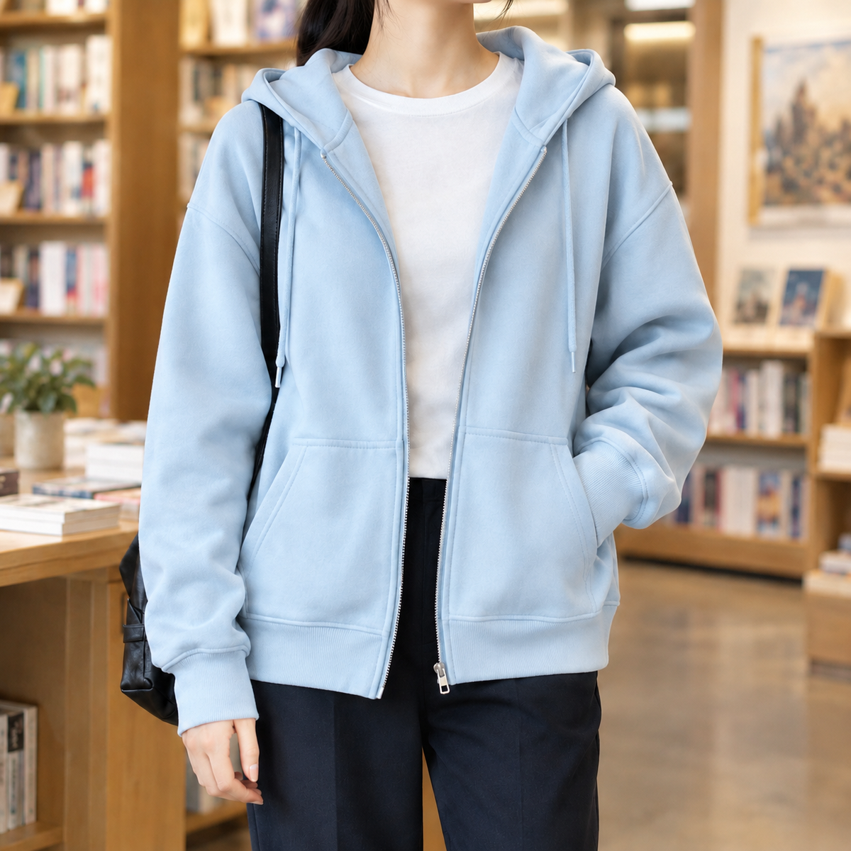 Bettina Relaxed Zip Hoodie