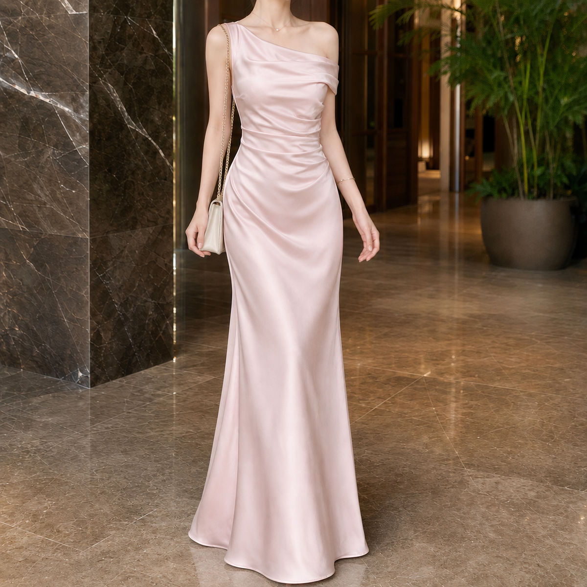 Martha-Grace Draped Maxi Dress