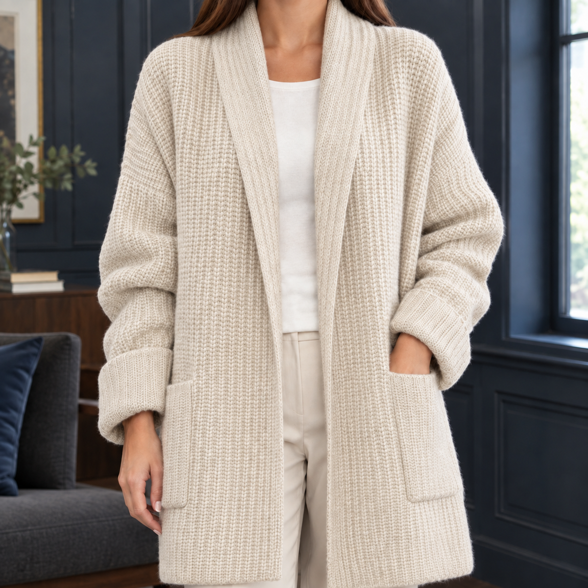 Blair-Elise Ribbed Cardigan