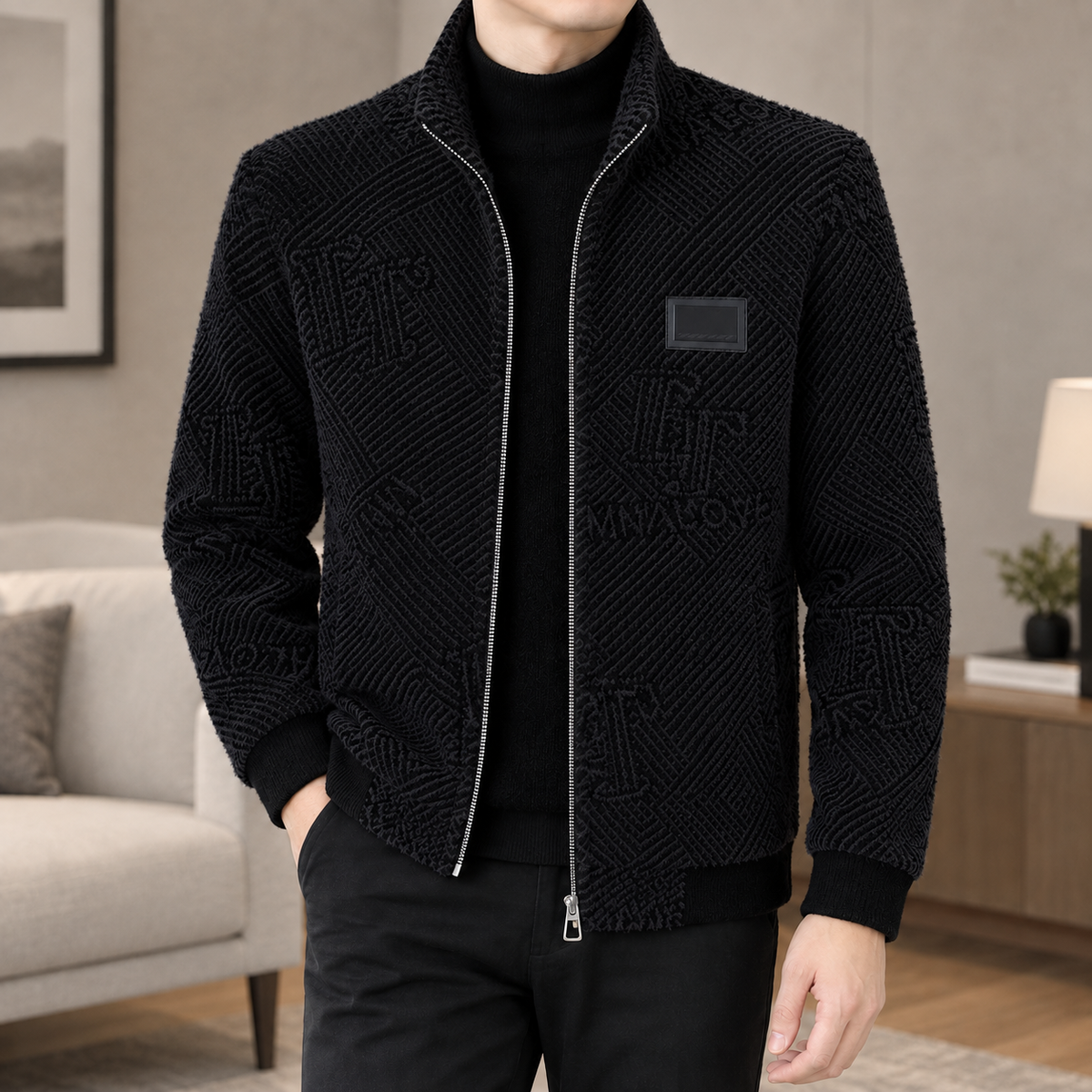 Freddie Graphic Zip Jacket