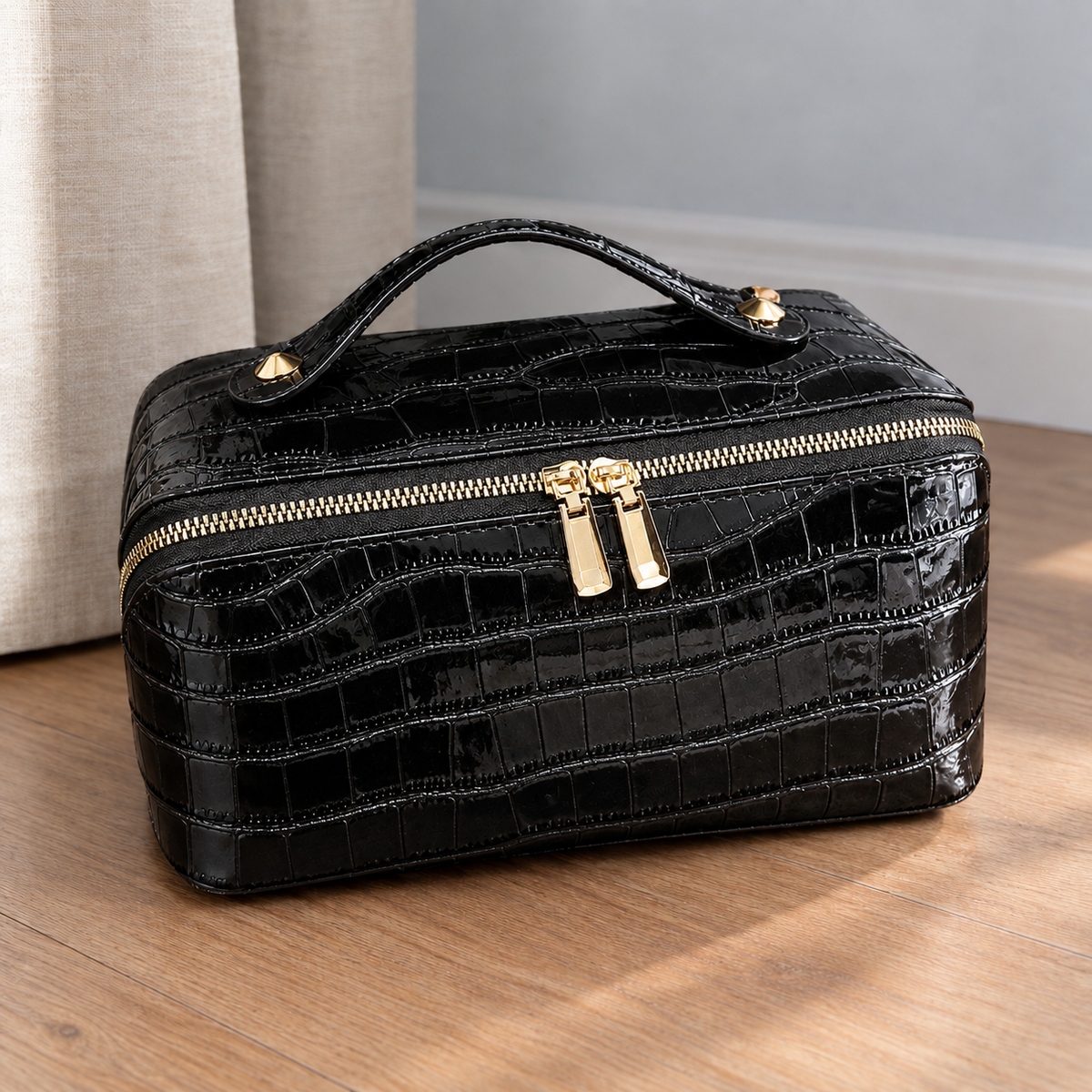 Fermo Croc Cosmetic Bag