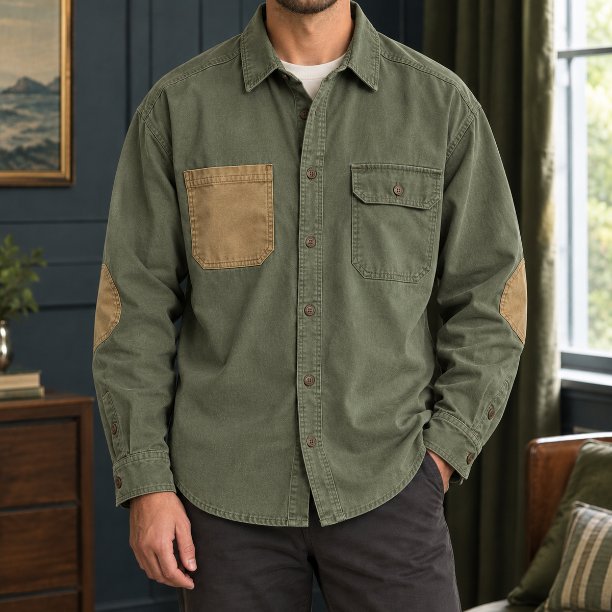 Jason Contrast Overshirt