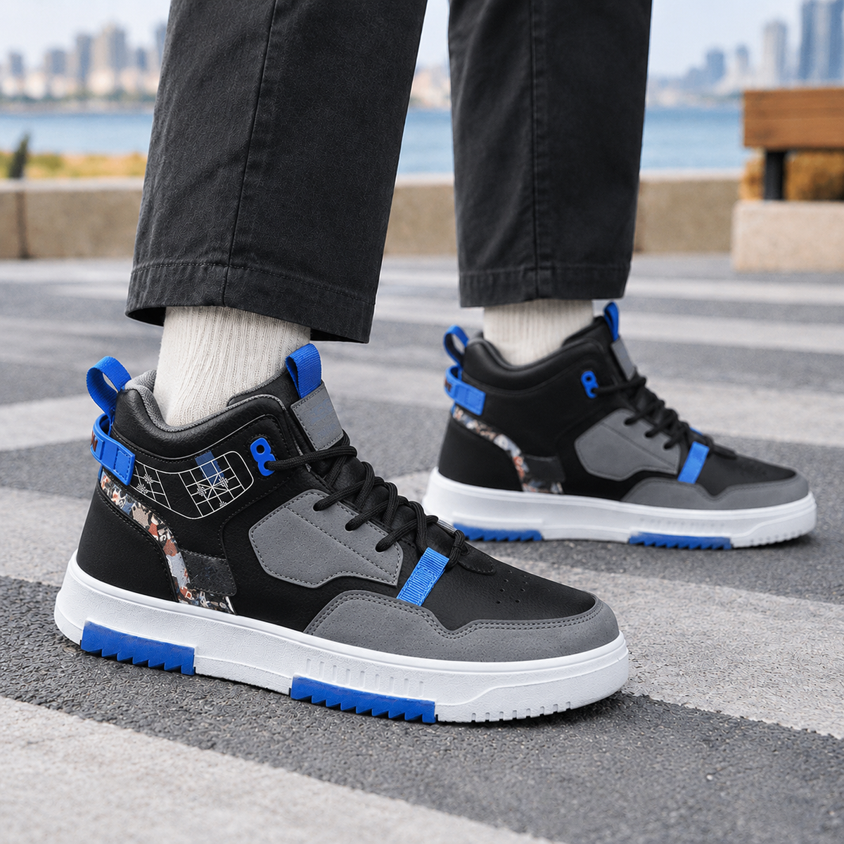 Sanguineti Lace-Up Sneakers