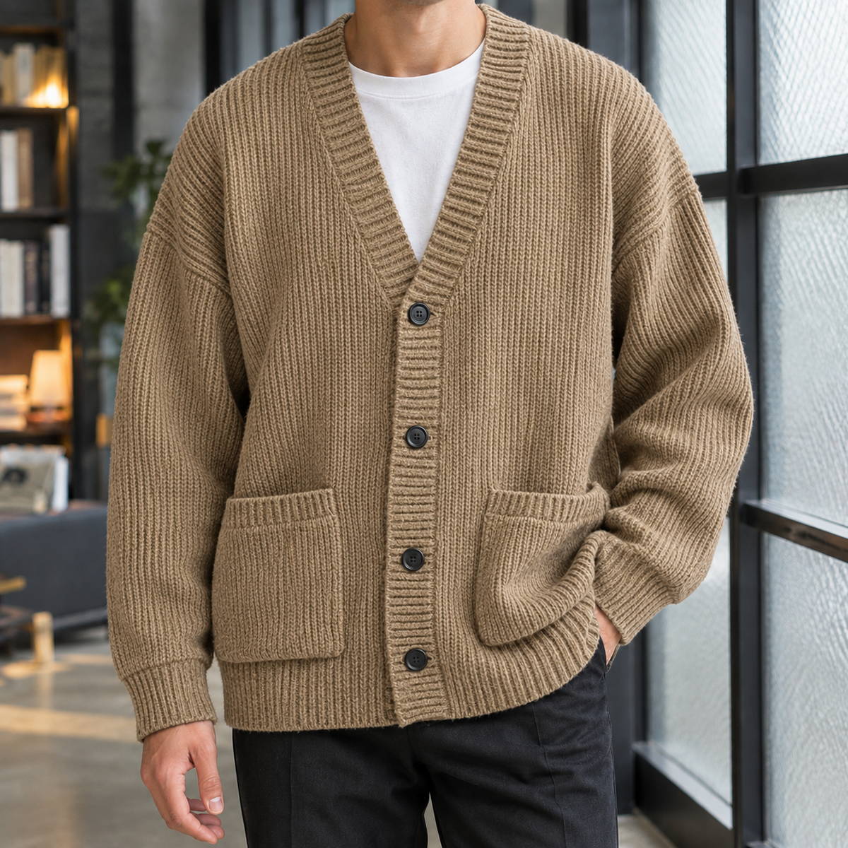 Waldemar Ribbed Cardigan