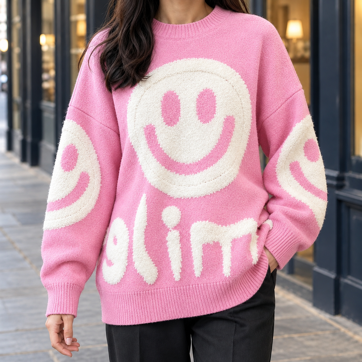 Oriane-Pearl Oversized Sweater