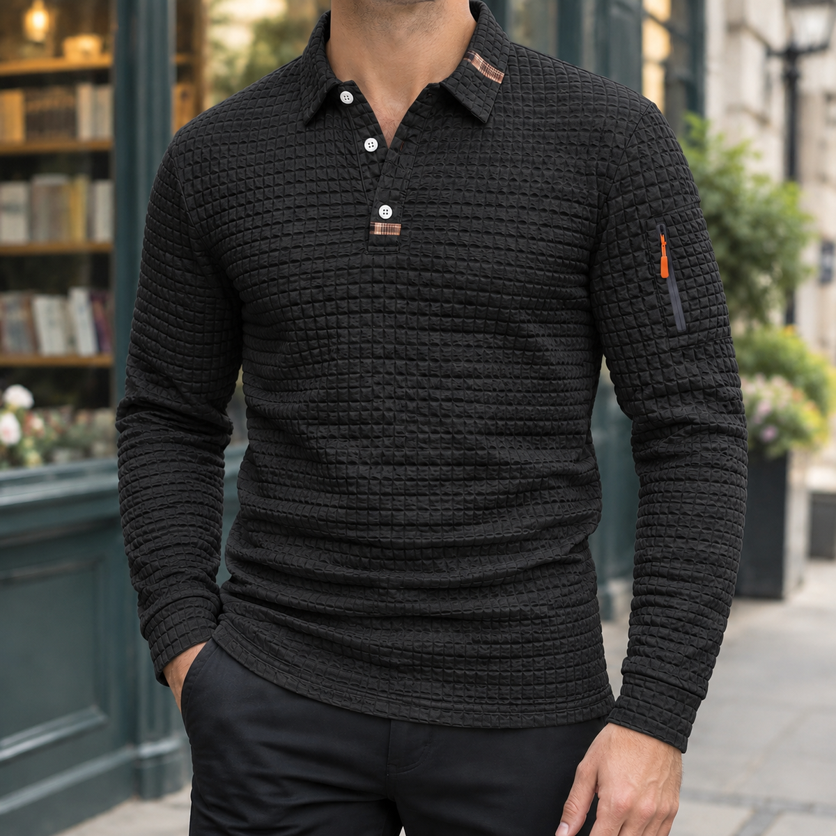 Cyprian Textured Polo