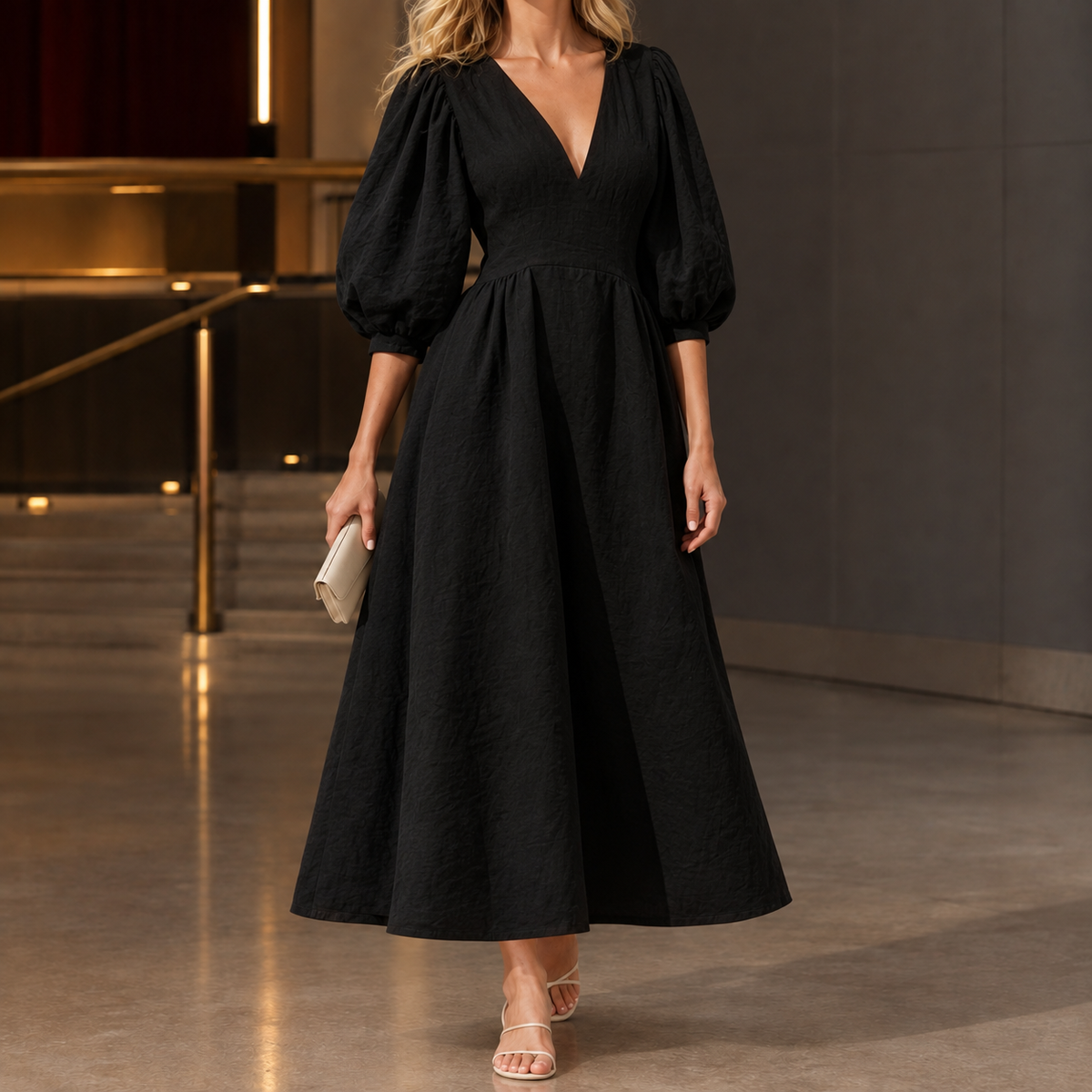 Mackenzie Puff Sleeve Dress