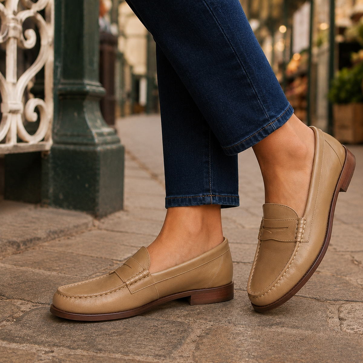 Carlotti Leather Loafers