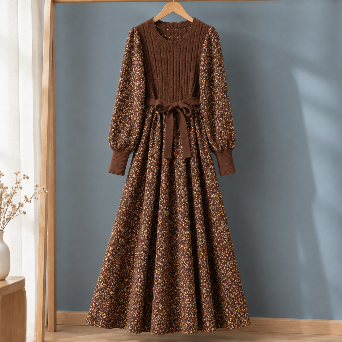 Hildegarde Patchwork Dress