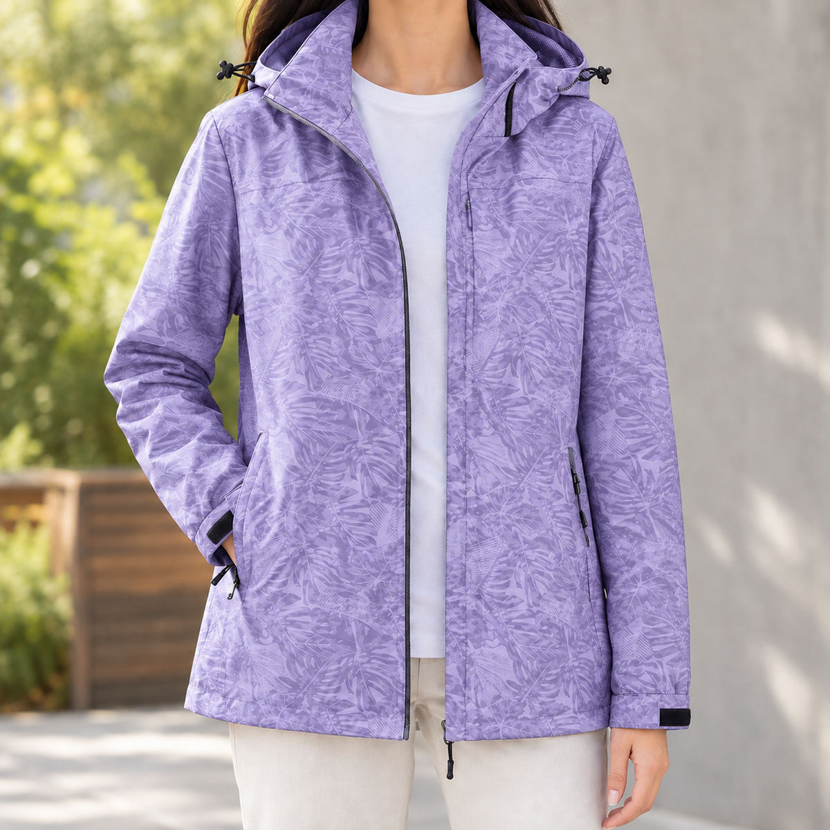 Valeria-Grace Printed Jacket