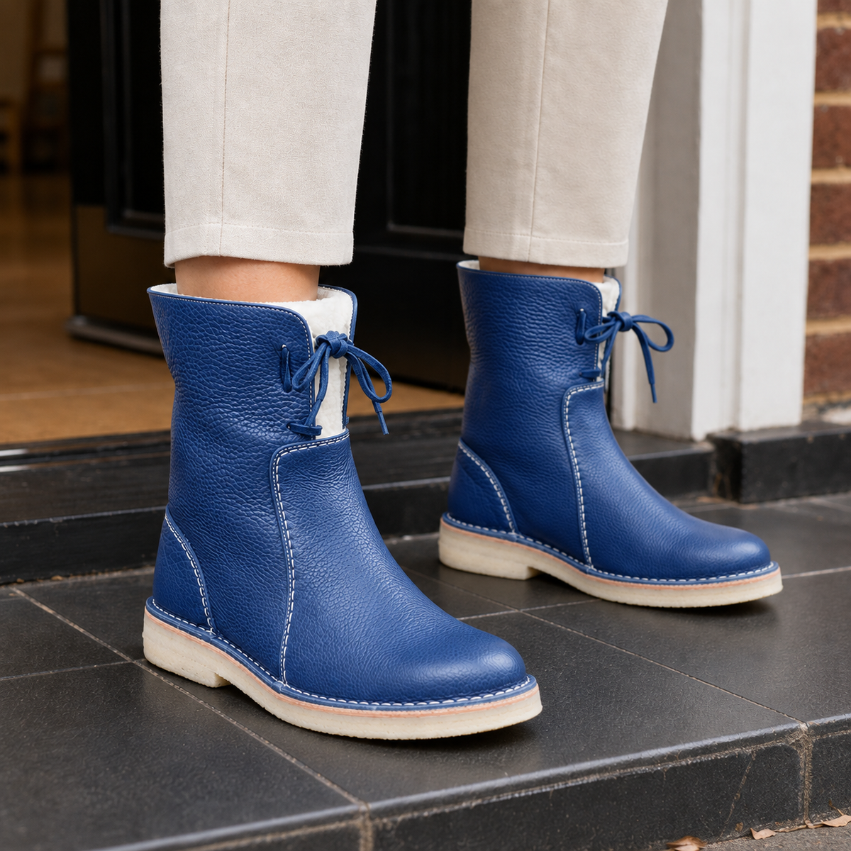 Rovelli Lace-Up Boots
