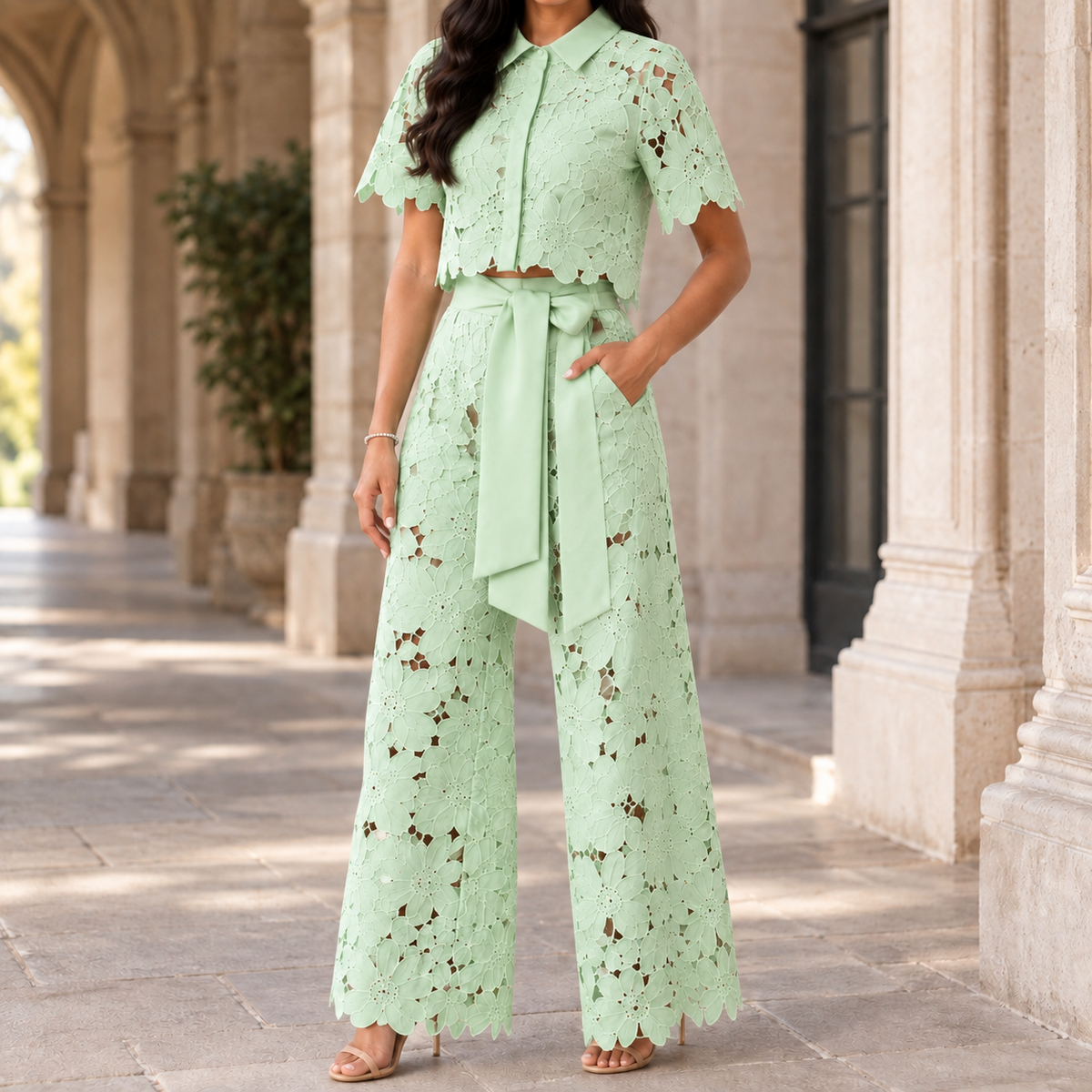 Fenna-June Wide-Leg Set
