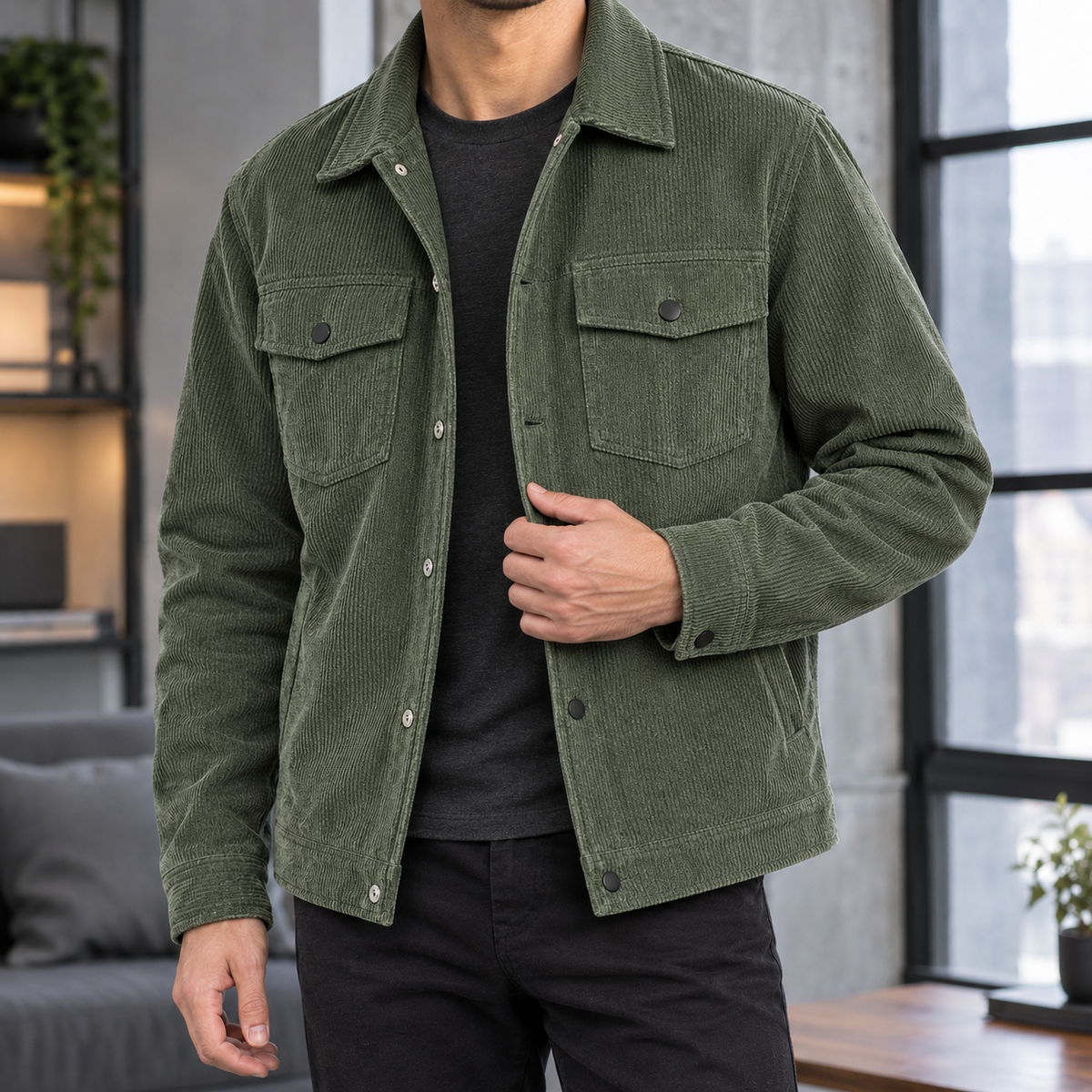 James-Dean Corduroy Jacket
