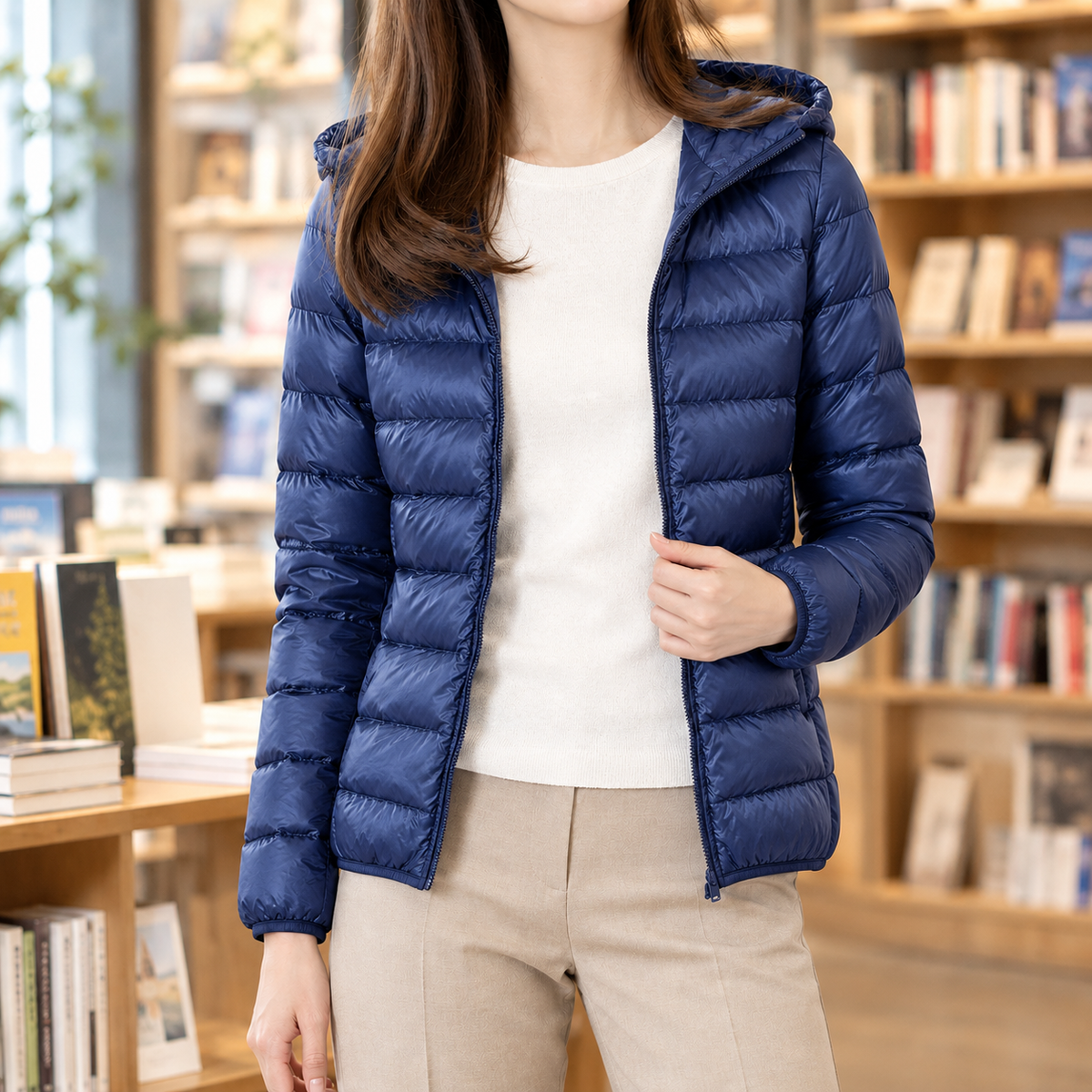 Thomasina Cashmere Puffer Jacket