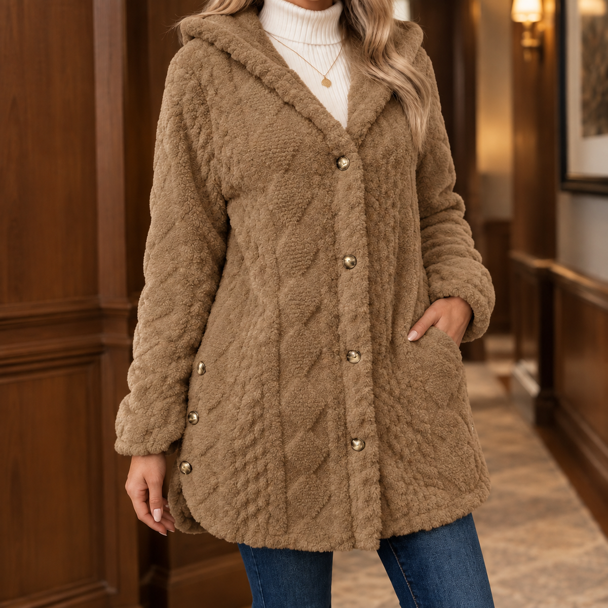 Livia-Sage Textured Jacket