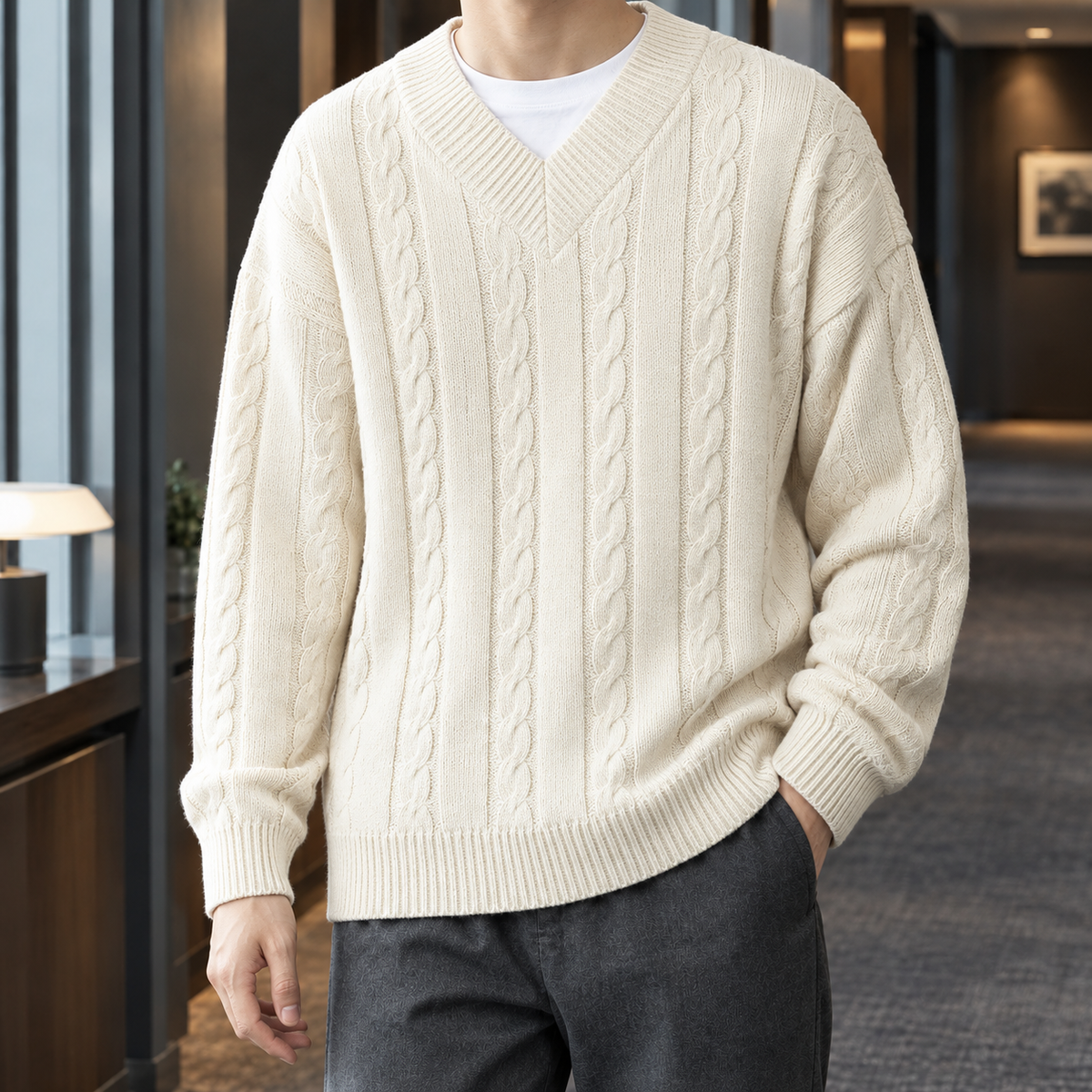 Jamie V Neck Sweater