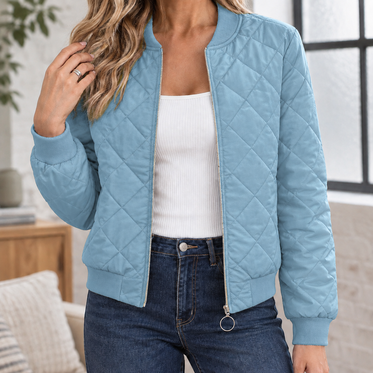 Ingrid-Hope Quilted Jacket
