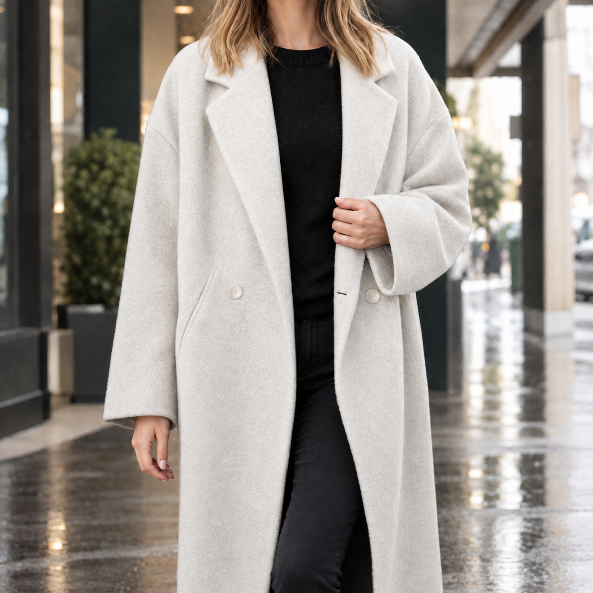 Daphne-Eve Oversized Coat