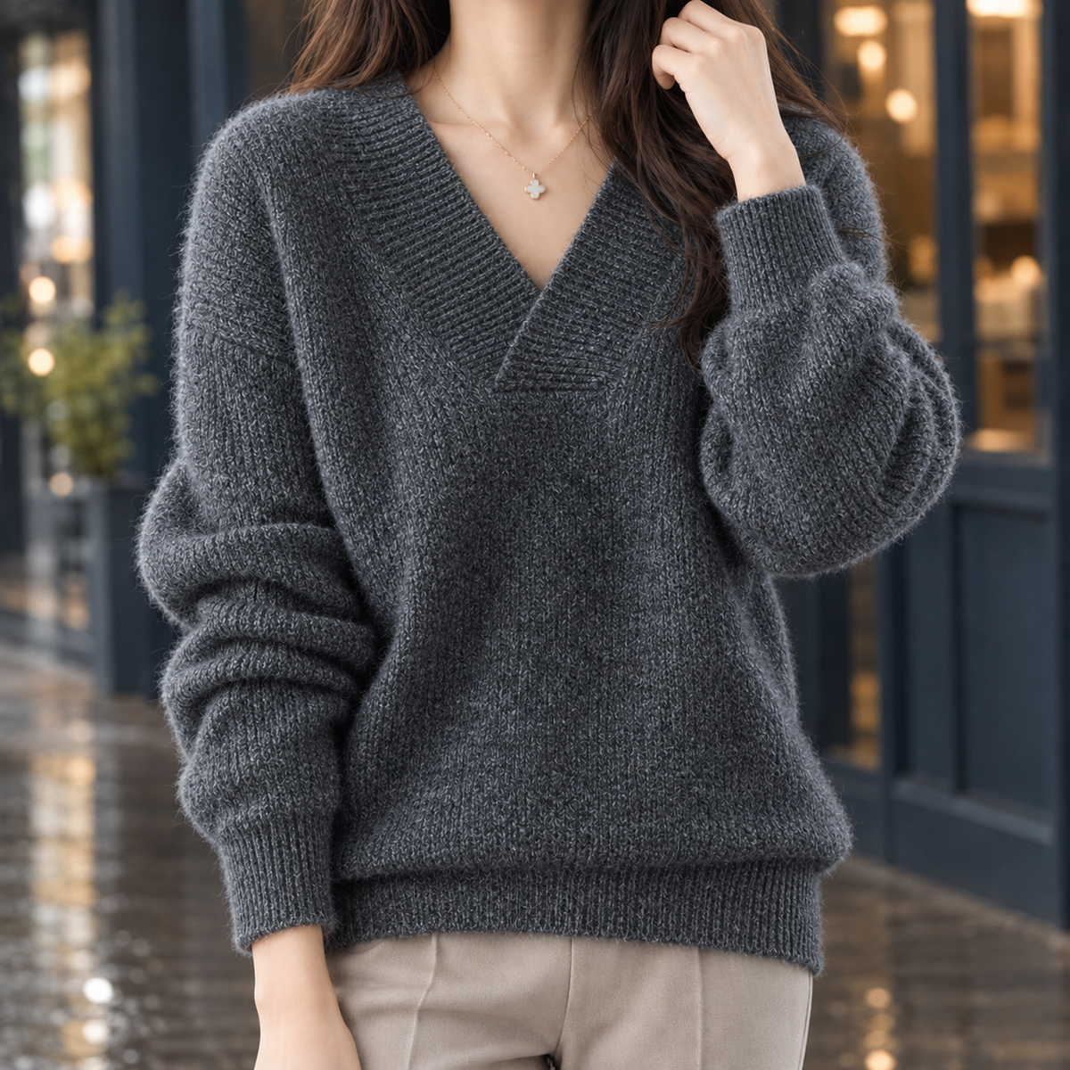 Joelle V Neck Sweater