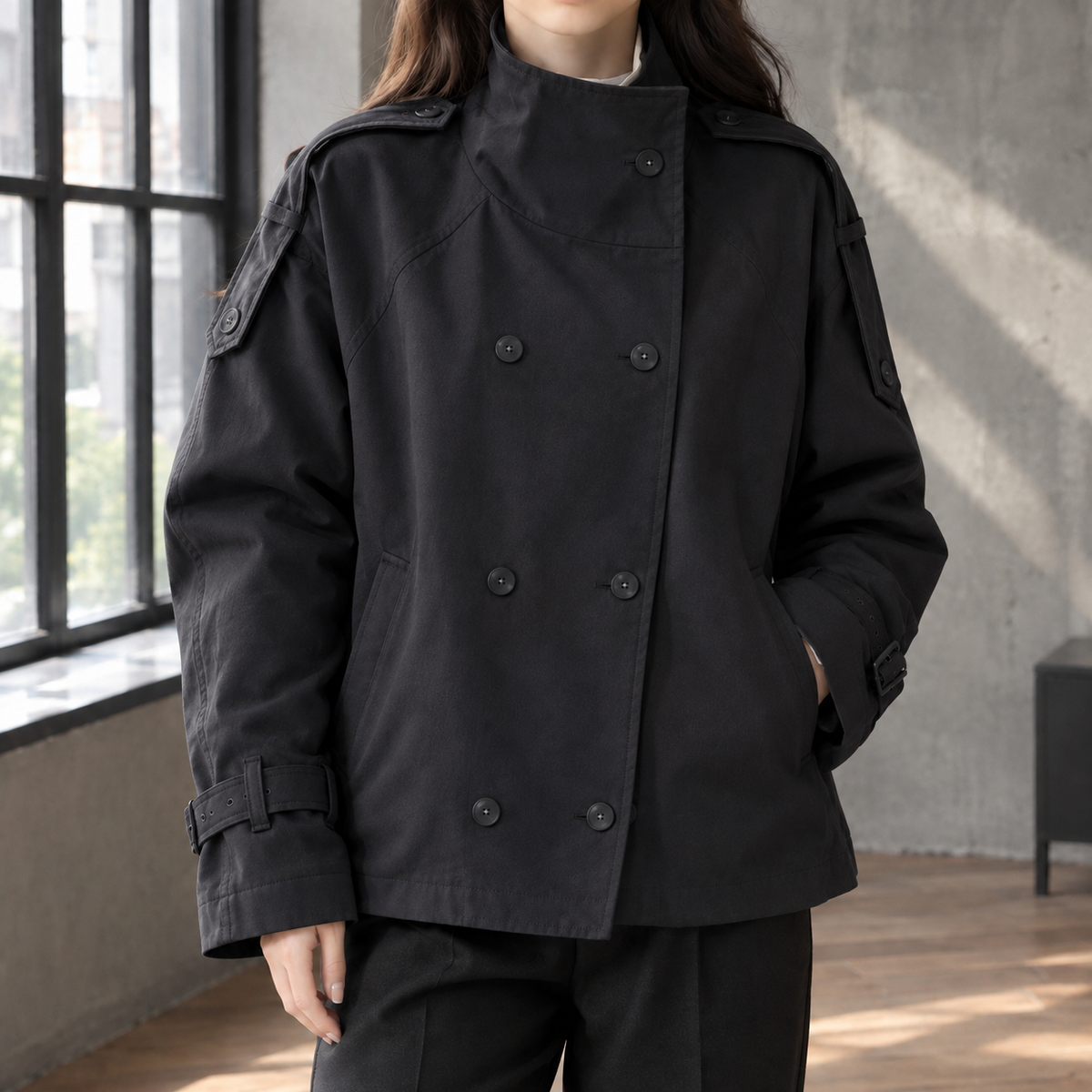 Pomeline Stand Collar Jacket
